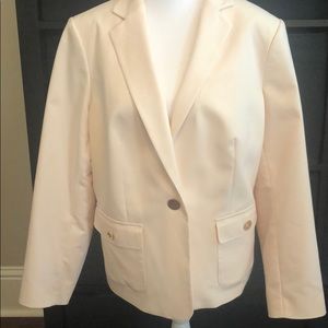 Calvin Klein Women’s Hardware Blazer one button
